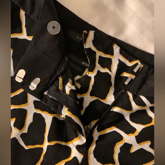Worthington giraffe print dressy shorts size 4 - Picture 8 of 11